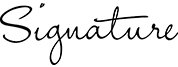 Signature Preview